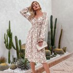 Robe Longue Bohème Chic Manche Longue