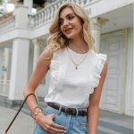 Blouse Blanche Bohème Chic Femme