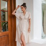Robe Longue Beige Bohème