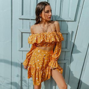 Robe Bohème Chic Jaune