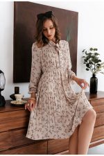 Robe Courte Bohème Manche Longue