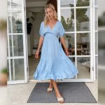 Robe Bohème Bleu