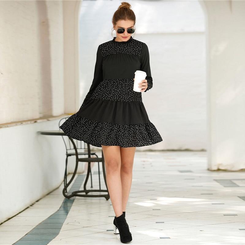 Robe Noire Bohème Chic – Image 2