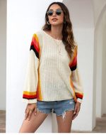 Pull Maille Beige