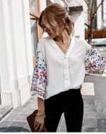 Blouse brodé Bohème Longue