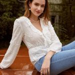 Blouse Bohème Broderie Florale