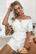 Combishort Blanche Coton