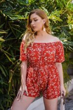 Combishort Fleurie Grande Taille