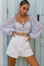Crop Top Manches Longues