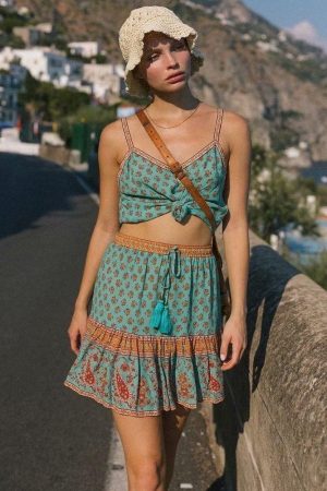 Jupe Courte Style Bohème