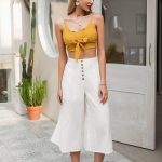 Pantalon Bohème Blanc
