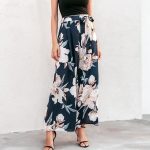 Pantalon Bohème Chic Fleuri
