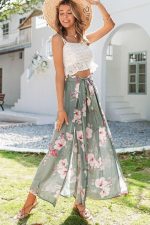 Pantalon Fluide Fleuri