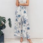 Pantalon Fluide Taille Haute