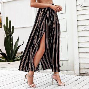 Pantalon Large Fendu