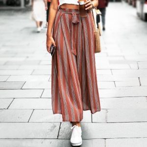 Pantalon Large Terracotta