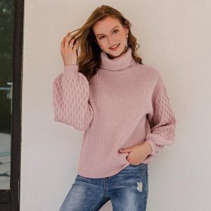 Pull Bohème Manches Bouffantes