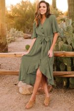 Robe Bohème Coton Boutonnée