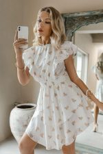 Robe Bohème Courte Coton