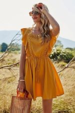 Robe Bohème Dentelle Chic