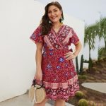 Robe Bohème Fleurie Grande Taille