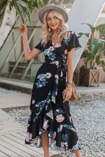Robe Bohème Fluide Imprimé Fleuri