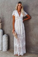Robe Bohème Longue Dentelle