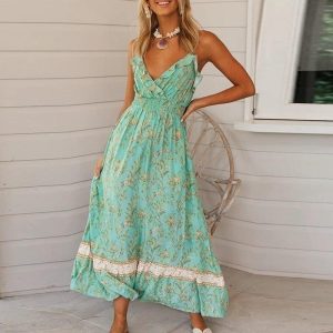 Robe Bohème Longue d’Été