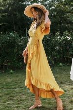 Robe Bohème Longue Portefeuille