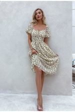 Robe Bohème Midi Fleurie