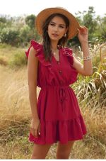 Robe Bohème Rouge Chic
