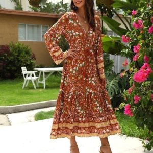 Robe Boho Rétro Ample