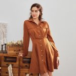 Robe Chemise Automne Bohème