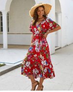 Robe Bohème Fleurie Longue