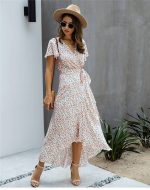 Robe Longue bohème Rose