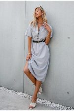 Robe Saharienne Grise