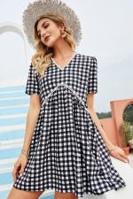 Robe Vichy Noir et Blanc