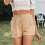 Short Bohème en Toile