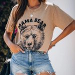 T-shirt Bohème Mama Bear
