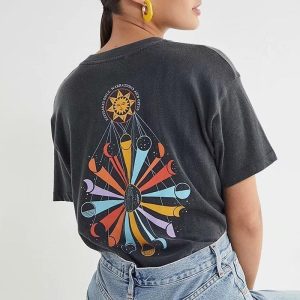 T-shirt Bohème Moon Cycle