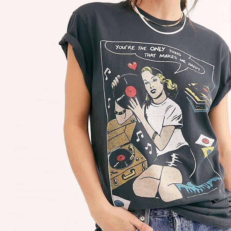 T-shirt Vintage Music Lover – Image 8