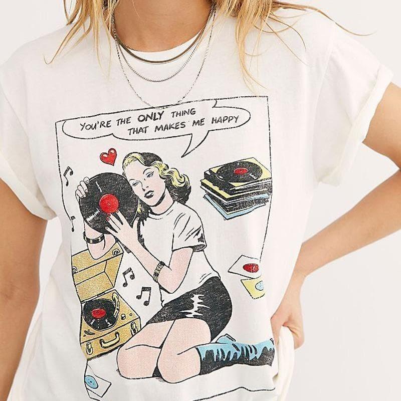 T-shirt Vintage Music Lover – Image 4