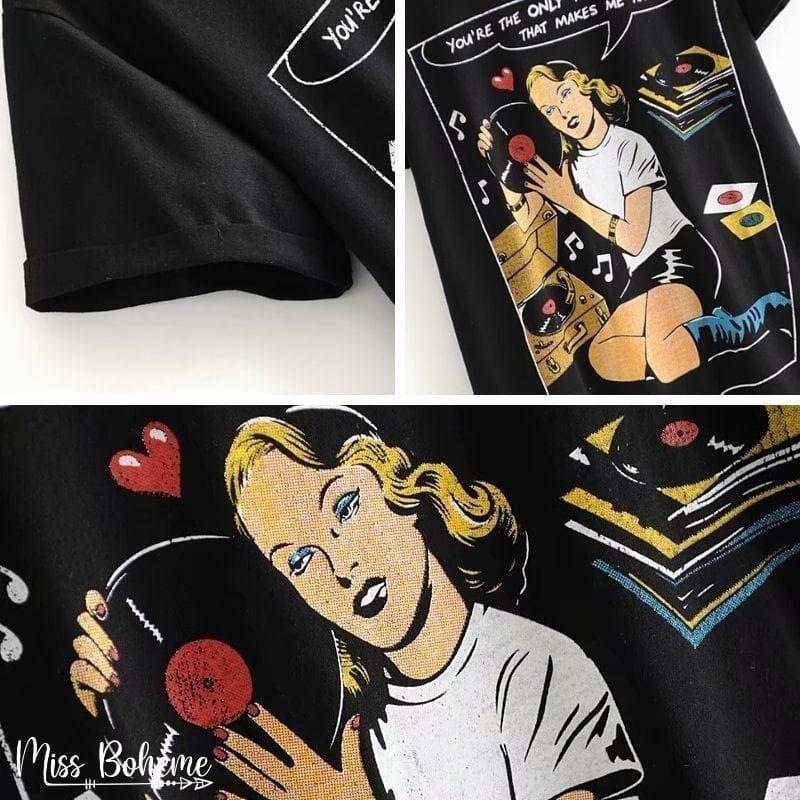 T-shirt Vintage Music Lover – Image 7