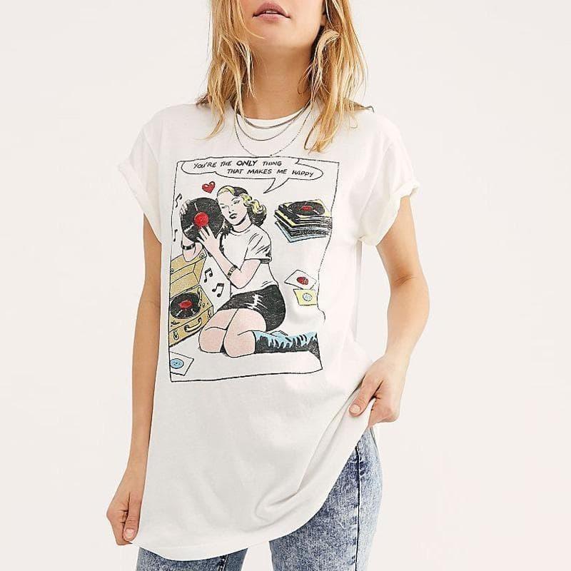 T-shirt Vintage Music Lover – Image 2