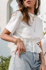 Tunique Bohème Blanche Brodée