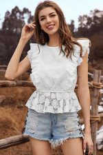 Tunique Bohème Dentelle Blanche